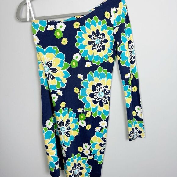 LILLY PULITZER | Whitaker Asymmetrical Dress in Floral Frenzy Women’s Size 2 - Picture 1 of 9